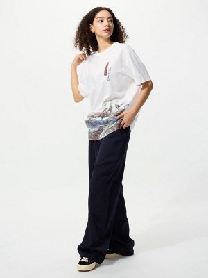 UNIQLO - футболка с героями из гравюр укиё-э (Бостонский музей искусств) - 01 OFFWHITE