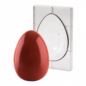 Форма для шоколада «Яйцо» поликарбонатная 20U227N, 1 ячейка 22,7х15,7 см, Martellato, Италия