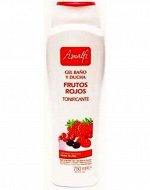 AMALFI Гель 750мл для ванн и душа &quot;Red Fruits&quot;  (Красные фрукты) ,для всех типов кожи/16шт/