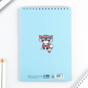 Блокнот, А5, 40 л., обложка картон