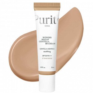 BB-крем для чувствительной кожи с экстрактом центеллы Purito Wonder Releaf Centella  BB Cream тон 27(Sand Beige), 30мл