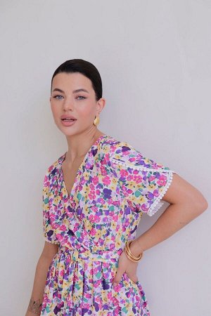 Платье с цветочками