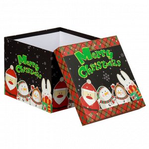 Набор коробок 6в1 "Рождество", 24,5 х 24,5 х 18 - 15 х 15 х 13 см