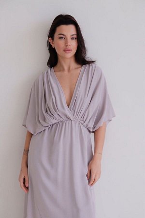 Платье + ДЛИНА: 126 (+-3) см.
+ СОСТАВ: вискоза 70%, ПЭ 30%
+ ПАРАМЕТРЫ МОДЕЛИ: 81/62/88, рост модели 172 см.
+ ОБРАЗЕЦ НА МОДЕЛИ: 46-48