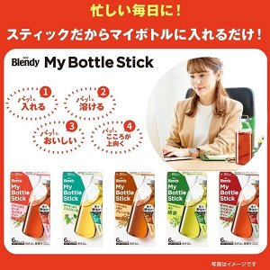 Blendy My Bottle Stick Green Tea - освежающий зеленый чай в стиках