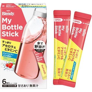 Blendy My Bottle Stick Acerola & Vitamin C - освежающий напиток с ацеролой и витамином C, в стиках