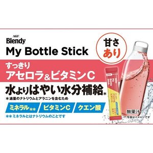 Blendy My Bottle Stick Acerola & Vitamin C - освежающий напиток с ацеролой и витамином C, в стиках
