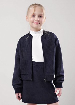 Жакет. Цвет: т.синий