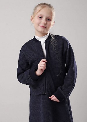 Жакет. Цвет: т.синий