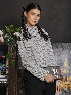 Рубашка. Цвет: серый