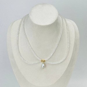 Колье из Лунного камня и Жемчуга