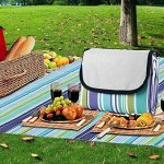 Пляжные коврики и посуда для пикника