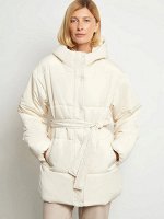 Куртка с поясом, N053/krema