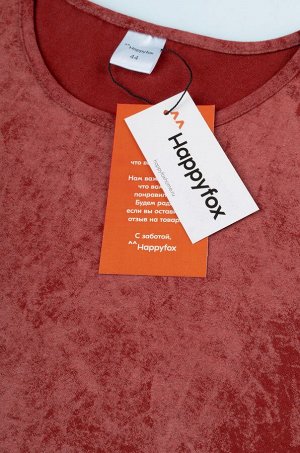 Женская удлиненная футболка с разрезами Happyfox