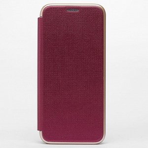 Чехол-книжка Brera Like Me для "Samsung SM-A405 Galaxy A40" (red/gold) откр.вбок