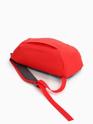 Рюкзак спортивный TEXTURA, на молнии, с карманом, красный