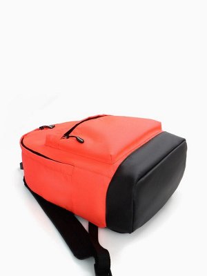 Рюкзак школьный ErichKrause на молнии, с карманом, однотонный, размер 39x12x29 см, розовый