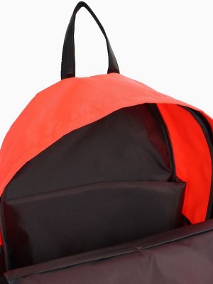 Рюкзак школьный ErichKrause на молнии, с карманом, однотонный, размер 39x12x29 см, розовый