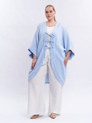 Кардиган фактурный KA01401BLU15