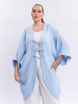 Кардиган фактурный KA01401BLU15