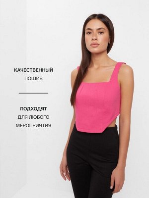 Корсет женский джинсовый MIST: Denim, розовый