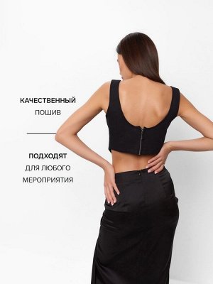 Корсет женский джинсовый MIST: Denim, чёрный
