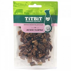 Titbit Лакомство для кошек Легкое телячье Вяленые лакомства 20г
