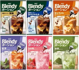 Blendy Portion Assorted - концентрированные сиропы для приготовления напитков, набор из разных вкусов