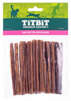 Titbit Лакомство для кошек Кишки бараньи мягкая упаковка 34гр