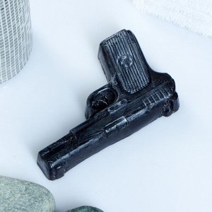 Фигурное мыло "Пистолет" чёрный 65 г