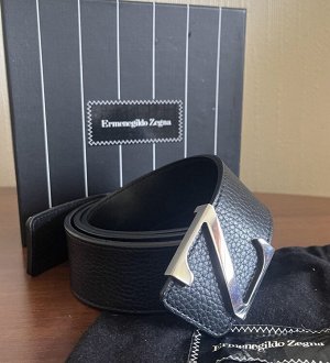 Ремень мужской Ermenegildo Zegna Италия оригинал (натуральная кожа)