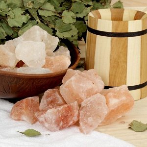 Гималайская розовая соль "Добропаровъ" с маслом апельсина, колотая, 50-120мм, 2 кг