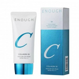 Солнцезащитный крем для лица с коллагеном Collagen 3X Moisture Sun SPF50+ PA++++