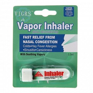 Ингалятор - карандаш Vapor Inhaler с эфирным маслом эвкалипта, 2 г