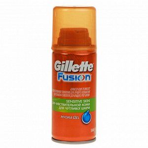 Гель для бритья Gillette Fusion для чувствительной кожи, 75 мл