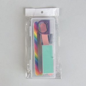 Набор маникюрный в пластиковом органайзере, 11 предметов, цвет МИКС