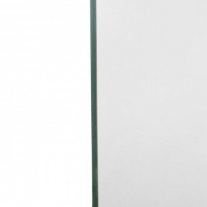 Зеркало «Райские птицы», с пескоструйной графикой и фьюзингом, настенное, с полочкой, 35x45