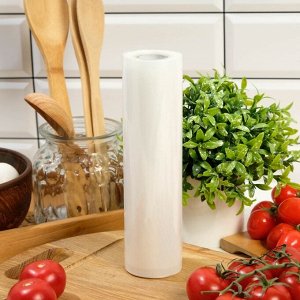 Пакеты для вакууматора, рифленые, в рулоне, 20x500 см