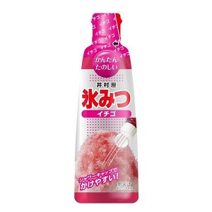 Imuraya Koori Mitsu Ichigo - традиционный сироп со вкусом клубники для мороженого и ледяной крошки