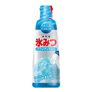 Imuraya Koori Mitsu Hawaiian Blue - традиционный сироп со вкусом газировки для мороженого и ледяной крошки