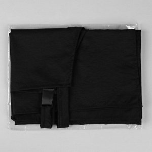 Фартук для мастера, односторонний, 55 - 81 см, цвет чёрный