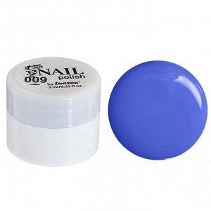 Гель-краска для ногтей трёхфазный LED/UV, 8мл, цвет 09 синий