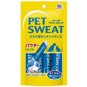 Earth Pet Sweat Powder - растворимый порошок для восполнения водно-солевого баланса питомцев