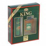 .Мужской Набор KING (т/в100 мл+дез150 мл)