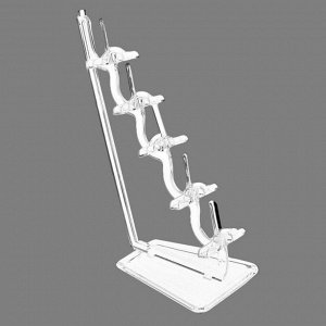 Подставка под очки (5 шт), настольная, 14,5*5,5*36 , цвет прозрачный