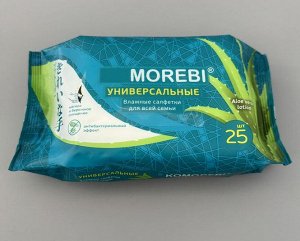 Салфетки влажные универсальные Премиум 25шт Комореби