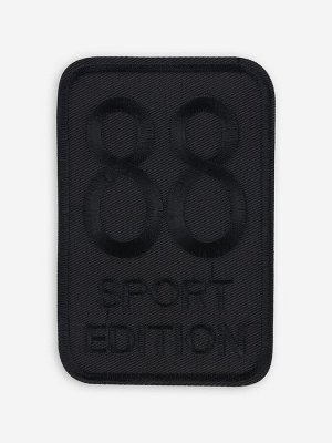Термоаппликация Sport edition, 11.5x7.7 см, чёрная