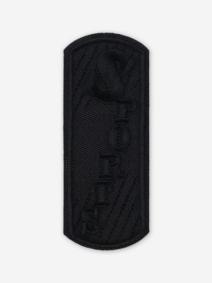 Термоаппликация Sports, 3.6x9.2 см, чёрная