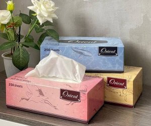 Салфетки выдергушки бумажные Orient двухслойные 250 листов