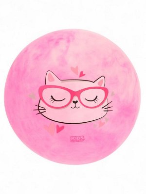 Мяч детский «Кошечка в очках», d=22 см